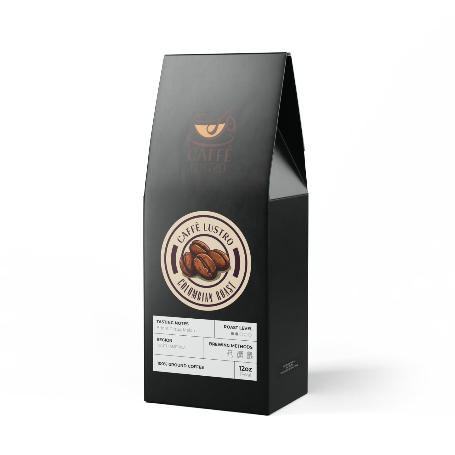 Caffè Lustro „Sierra Lustro“ Gourmet-Kaffeebohnen (ganz oder gemahlen)